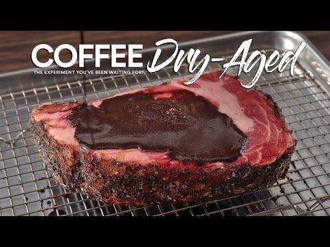 I Dry-Aged STEAKS in COFFEE for 24hrs | Guga Foods!