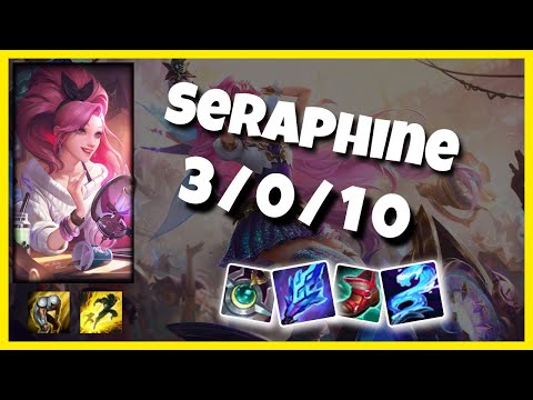 Seraphine Support 11.3 Challenger Gameplay Replay - S11 (3/0/10) - KOREAN