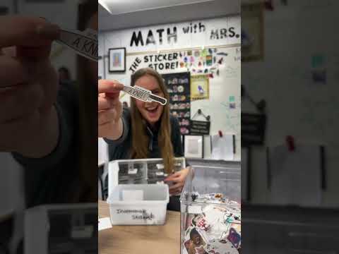 Sorting THE BAD stickers……