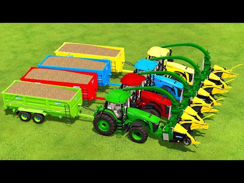 HARVESTING POPLARS AND LOAD WITH JOHN DEERE TRACTORS   Farming Simulator 22