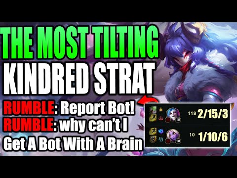 Kindred But I Perma Gank Bot Lane And Make Their Bot Lane Go 3-25! (Only Bot Lane Matters!)