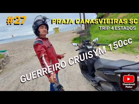 Cruisym 150cc em Florianópolis SC/#27/ Trip 4 estados