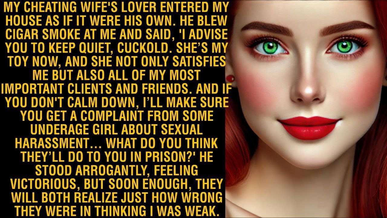 MY CHEATING WIFE'S LOVER ENTERED MY HOUSE AS IF IT WERE HIS OWN. HE BLEW CIGAR SMOKE AT ME AND SAID