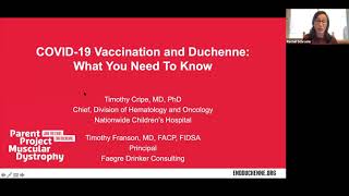 COVID-19 Vaccination & Duchenne: What You Need To Know (December 11, 2020)