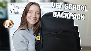WHAT'S IN MY CLINIC BACKPACK 2021: vet student edition + HAPPYTEETH backpack review 🦷
