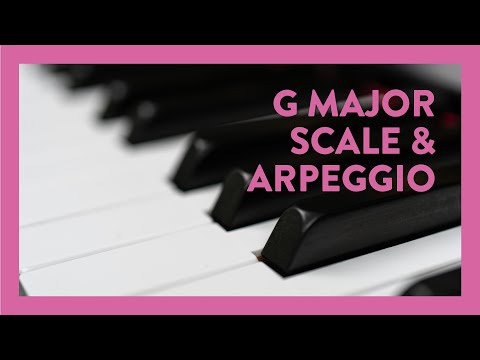 G Major Piano Scale & Arpeggio