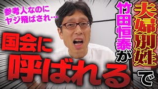 選択的夫婦別姓について国会に参考人で行ってきました!参考人なのにヤジが飛ばされるアウェー感!