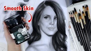 Smooth Skintone Charcoal Portrait Drawing / Charcoal Powder for Drawing 100 Grams
