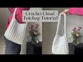 Easy Crochet Cloud Tote Bag Tutorial I Kenikse Crochet
