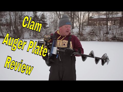 The Electric Revolution: Clam Drill Plate Review, Electric Ice Auger