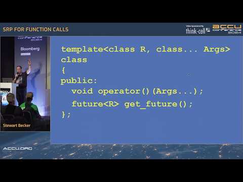 Lightning Talk: SRP for Function Calls in C++ - Stewart Becker - ACCU 2024