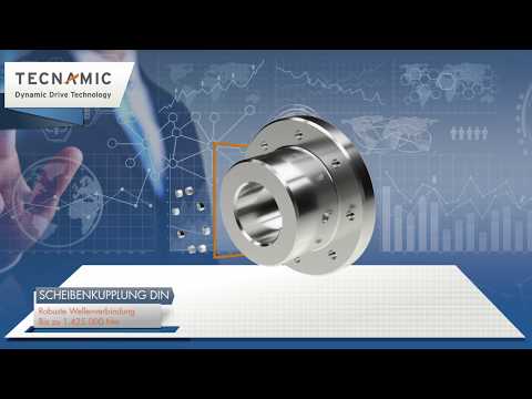 Tecnamic Scheibenkupplung DIN 116 - robuste Wellenverbindung
