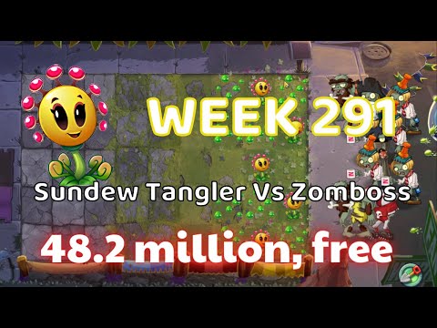 PvZ 2 Gold Bloom Tournament Week 291, 48.2 million, Strategy using Free Plants, season 58