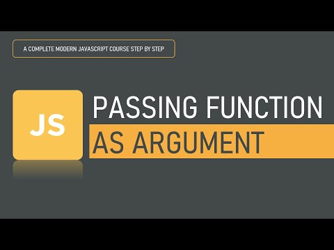Passing Function As Argument Functions I Javascript
