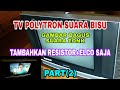 TV POLYTRON TIDAK ADA SUARA BISU