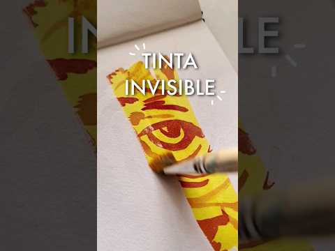 Magic invisible ink 😍✨️ | #shorts #arte #art #artsandcrafts #crafts