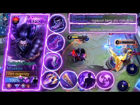 MOSKOV PURPLE BUILD ULTIMATE ATTACK SPEED! I GOT OUTPLAYED IN EARLY GAME BUT I BOUNCED BACK! | MLBB
