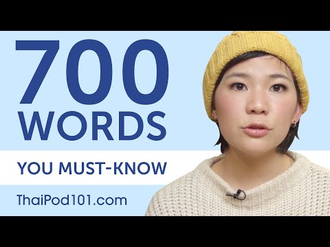700 Words Every Thai Beginner Must Know