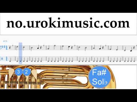 Tuba Kurs The Pink Panther - Theme Song Trening Studie Del 1 øvelser um-i935