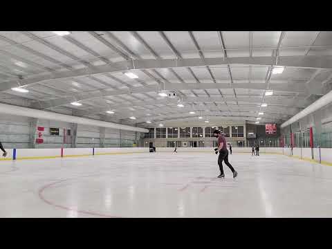 03/25/2021 Two foot spins practice bent knees