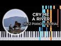 Cry me a river – Jazz Piano Solo tutorial