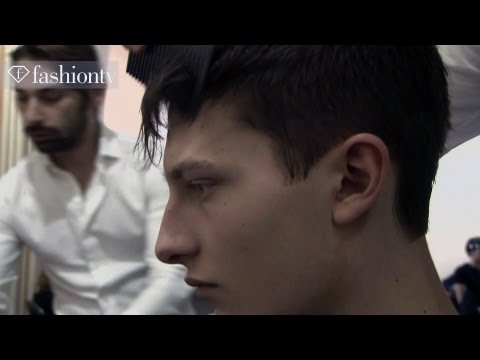 Male Models Backstage at Nicole Farhi Men Fall/Winter 2012-13 | Milan Men's Fashion Week | FashionTV