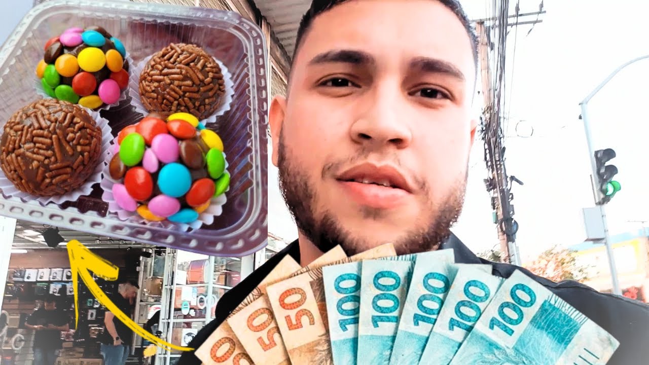 VENDER BRIGADEIRO na Rua da Dinheiro Mesmo? Vale a pena ? Quanto Lucrei ? INACREDITÁVEL 😱😱😱