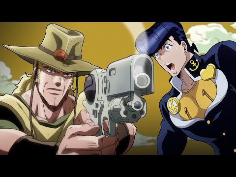 Hol Horse trains Josuke