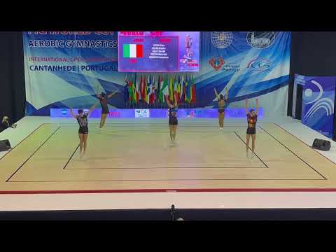 Final World Cup Aerobic Gymnastics Cantanhede 2022  Grup Italy