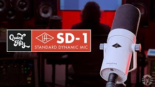 Video thumbnail for Quick Hits: Universal Audio SD-1 Standard Dynamic Microphone by Vintage King