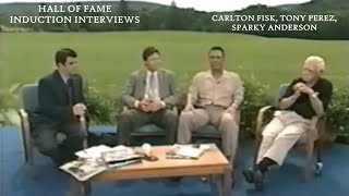 MLB Hall of Fame Induction Interviews - Tony Perez, Carlton Fisk, Sparky Anderson, Brian Kenney ESPN