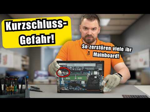 Achtung Kurzschluss! Lenovo E14 Display sicher tauschen – So geht's richtig!