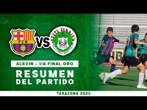 RESTV / F.C. Barcelona 8 - Gazte Berriak 0 / ALEVÍN / 1/4 final - Fase ORO