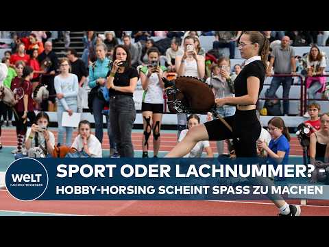 HOBBY-HORSING-MEISTERSCHAFT: Skurriler Trend aus Finnland - Deutschland im Steckenpferd-Fieber!