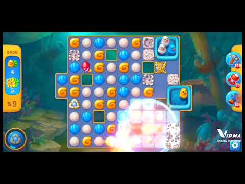 Fishdom. 9406 level no boosters and diamonds. 10 moves