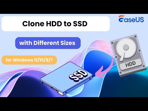 How to Clone HDD to SSD Different Sizes