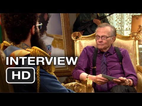 The Dictator - Larry King Interview - Sacha Baron Cohen Movie HD