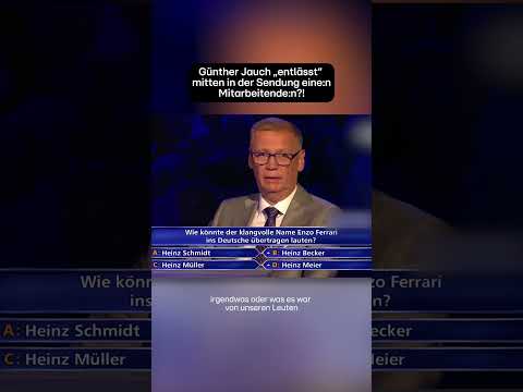...und plötzlich klingelte das Handy 😂📞#WerWirdMillionär #WWM #GüntherJauch #RTL