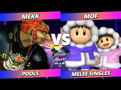 LMM Miami 2023 - Mekk (Ganondorf) Vs. MOF (Ice Climbers) Smash Melee - SSBM