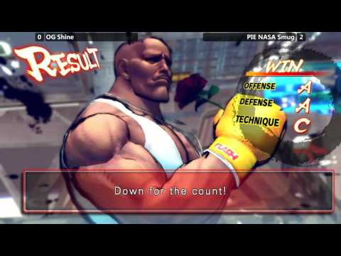 USF4 Winners Finals @ NLBC #147 - OG Shine vs PIE Smug [720p/60fps]