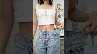 How To Make ANY Jeans Fit Perfectly
