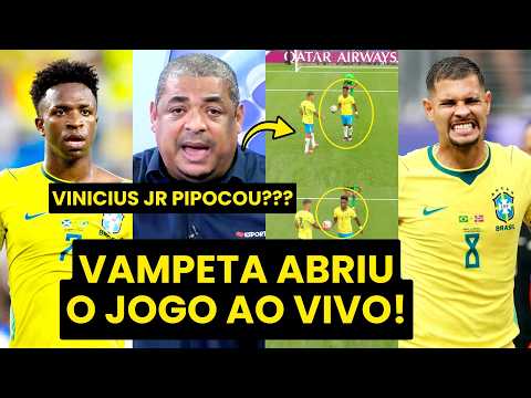 “EU TE FALO! O que EU SEI É QUE ESSE PÊNALTI…” VAMPETA É SINCERO sobre VINI JR e BRUNO GUIMARÃES!