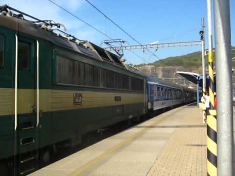 Odjezd vlaku R 785 - Ústí nad Labem hlavní nádraží