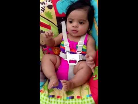 Celeen enjoying so much of her very 1st beach outings with our family & friends.