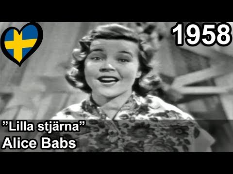 Eurovision 1958 – Sweden – Alice Babs – Lilla stjärna