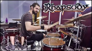 RHAPSODY - HOLY THUNDERFORCE | DRUM COVER | PEDRO TINELLO