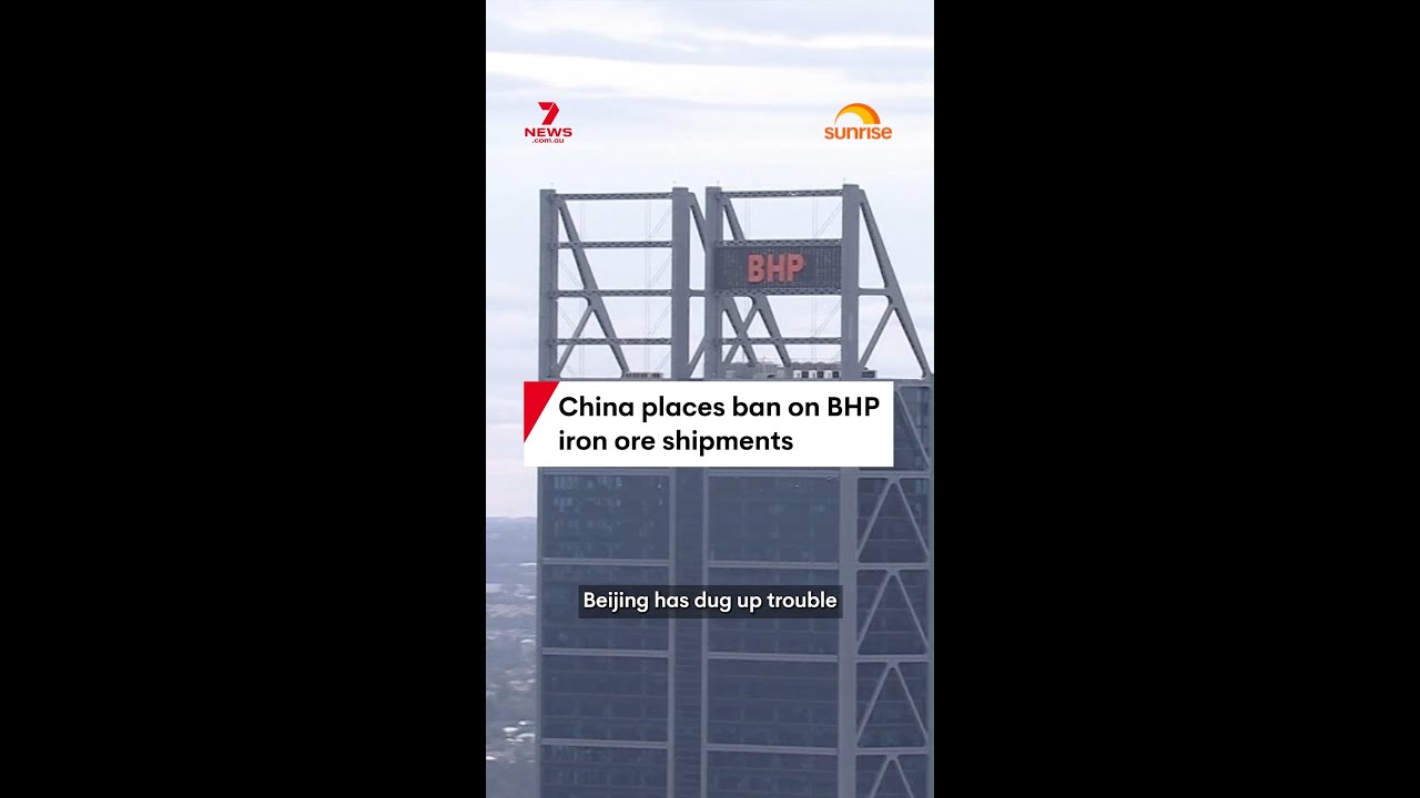 China places ban on BHP iron ore shipments