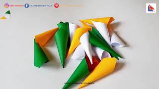 DIY Indian Independence Day Badge