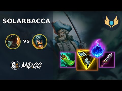 MID.GG: [ solarbacca ] Gangplank TOP vs Olaf | EUW CHALLENGER | LOL Season 2024