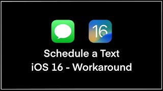 Schedule a Text - iOS 16 | #AppleTalk #Shorts